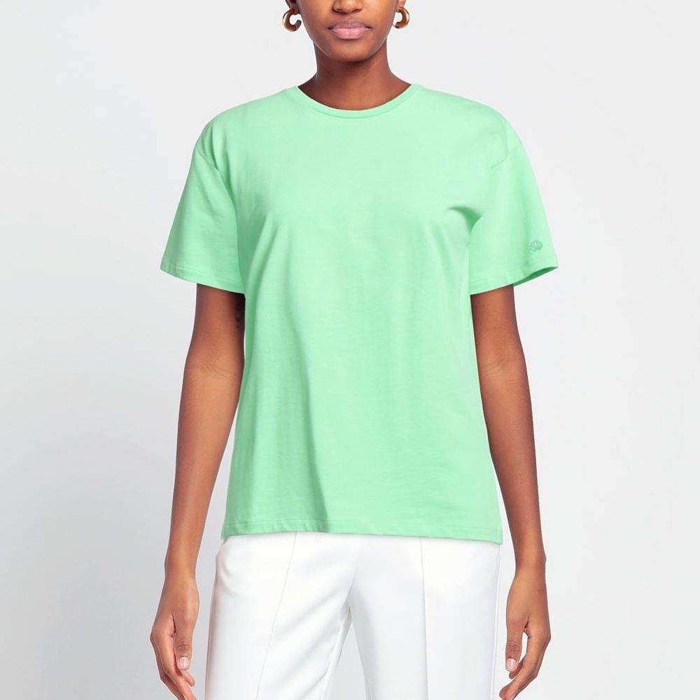 Loulou Studio Basiluzzo Oversized T-Shirt, Size S, Green